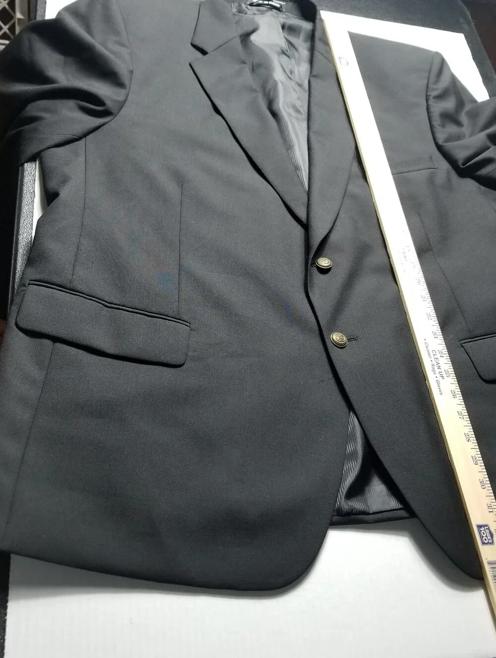 SADDLEBRED MEN'S BLACK BLAZER SIZE 50 REGULAR